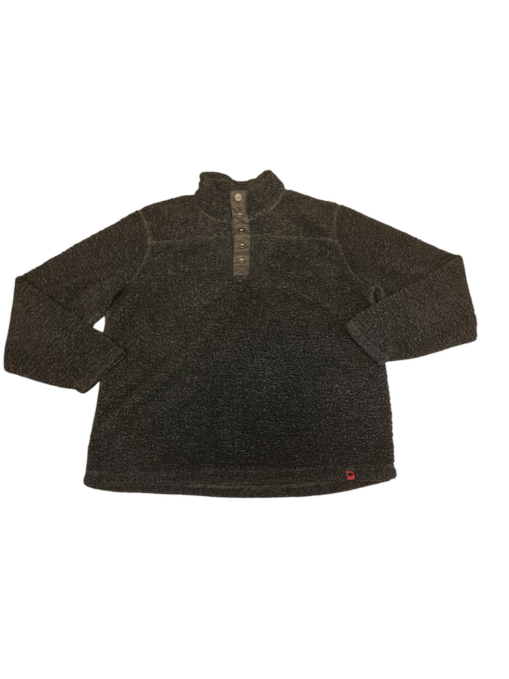 Mountain Khakis Men's Charcoal Sherpa Zip-Up Pullover